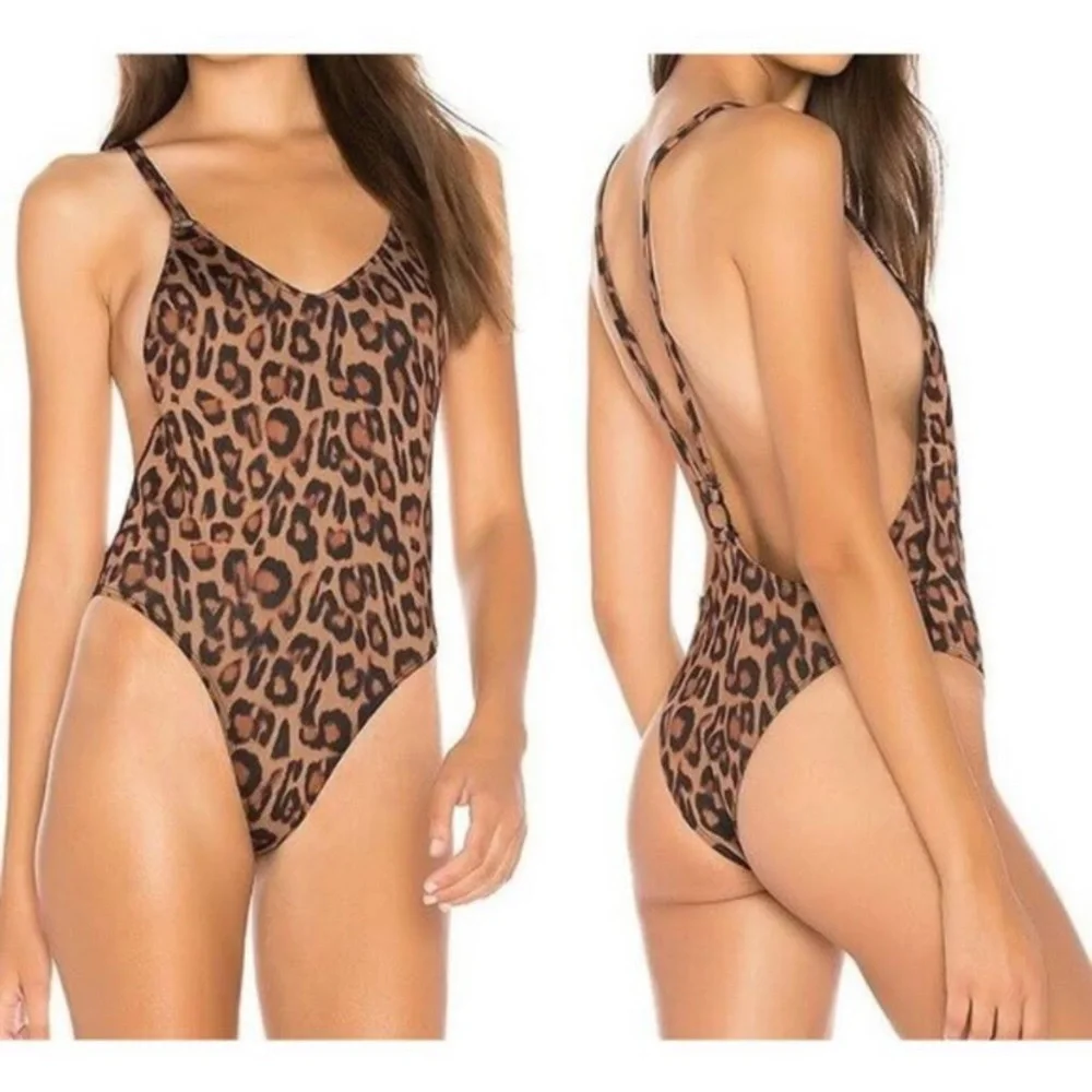 Kendall and Kylie SwimSuit Animal Cheetah Leopard Print Cheekiny